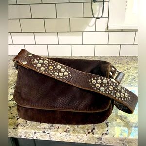 Tylie Malibu Suede Hobo Shoulder Bag